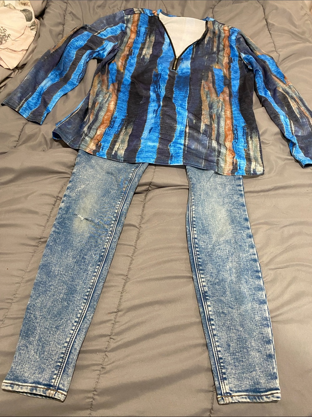 Blue Jean and shirt SET
